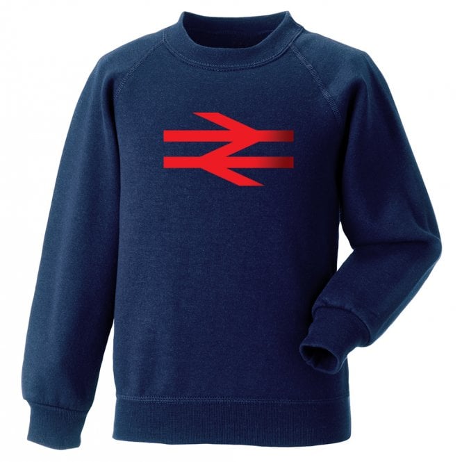 British Rail (As Worn By Damon Albarn, Blur/Gorillaz) Kids Sweatshirt
