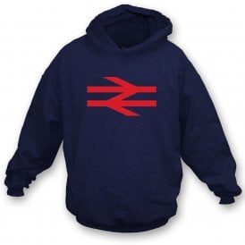 British Rail (As Worn By Damon Albarn, Blur/Gorillaz) Organic Hooded Sweatshirt