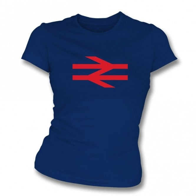 British Rail (As Worn By Damon Albarn, Blur/Gorillaz) Organic Womens Slim Fit T-Shirt