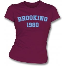 Brooking 1980 (West Ham) Womens Slim Fit T-Shirt