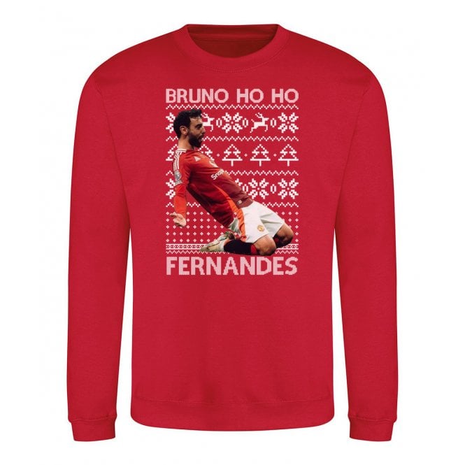 Bruno Ho Ho Fernandes (Manchester United Influenced) Christmas Jumper