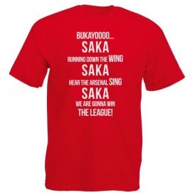 Bukayo Saka (Arsenal Influenced) Chant Organic T-Shirt