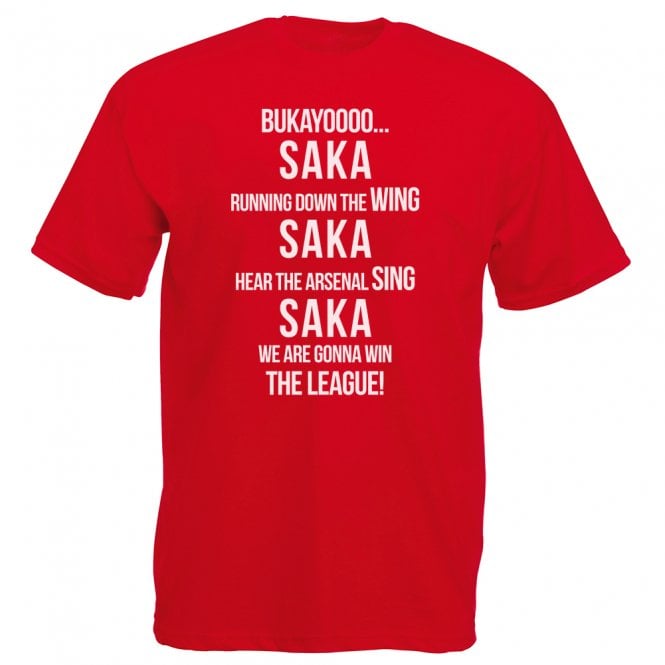 Bukayo Saka (Arsenal Influenced) Chant T-Shirt