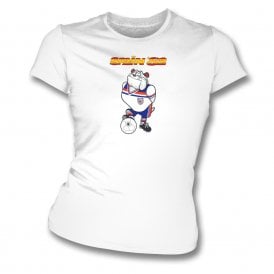 Bulldog Bobby (Spain '82 - England Influenced) Organic Womens Slim Fit T-Shirt
