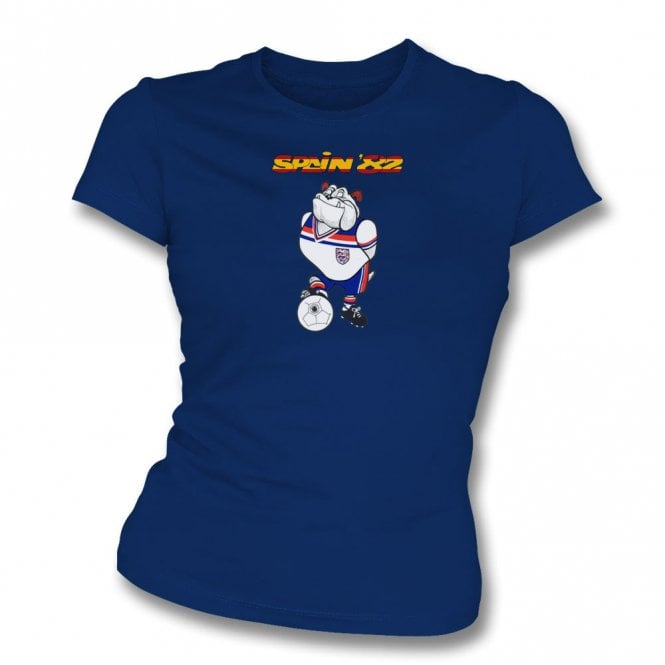 Bulldog Bobby (Spain '82 - England Influenced) Womens Slim Fit T-Shirt