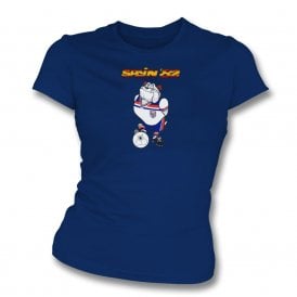 Bulldog Bobby (Spain '82 - England Influenced) Womens Slim Fit T-Shirt