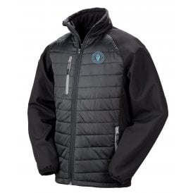 Burnley Influenced Keep The Faith Embroidered Away Days Padded Softshell Jacket
