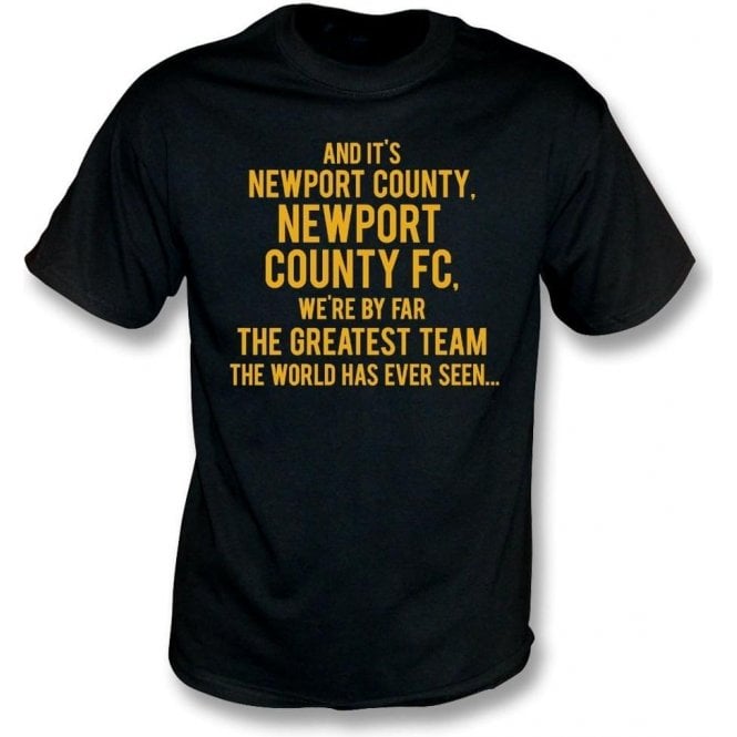 By Far The Greatest Team (Newport County) Kids T-Shirt