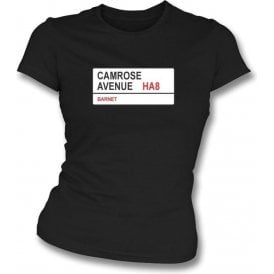 Camrose Avenue HA8 Women's Slimfit T-Shirt (Barnet)