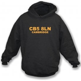 CB5 8LN Cambridge Hooded Sweatshirt (Cambridge United)
