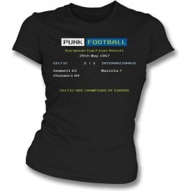 Celtic 1967 Ceefax Womens Slim Fit T-Shirt