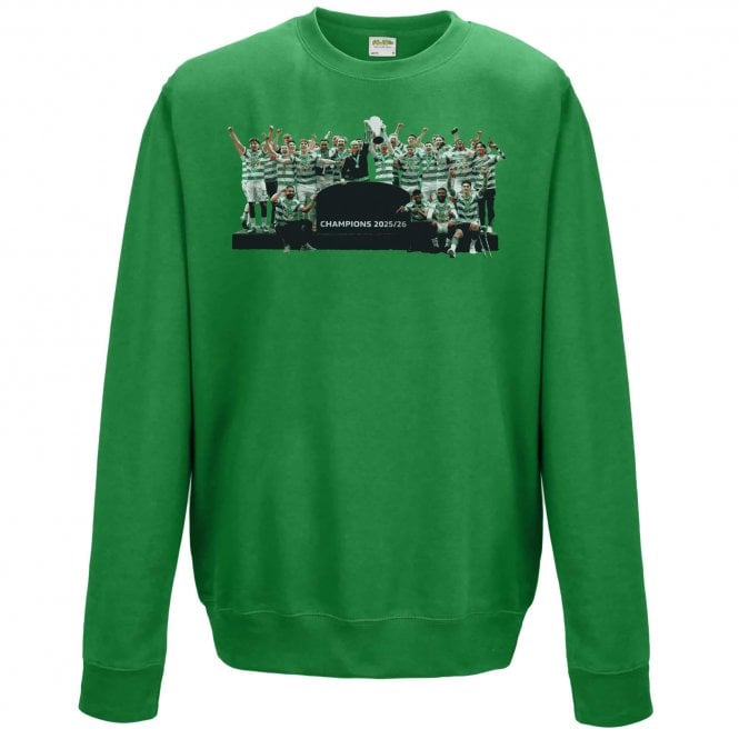 Celtic 2026 Scottish Premiership Winners Art Print Kids Sweatshirt