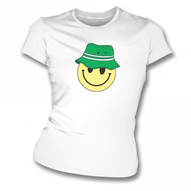 Celtic Bucket Hat Smiley Organic Womens Slim Fit T-Shirt