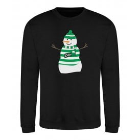 Celtic Influenced Snowman Christmas Jumper