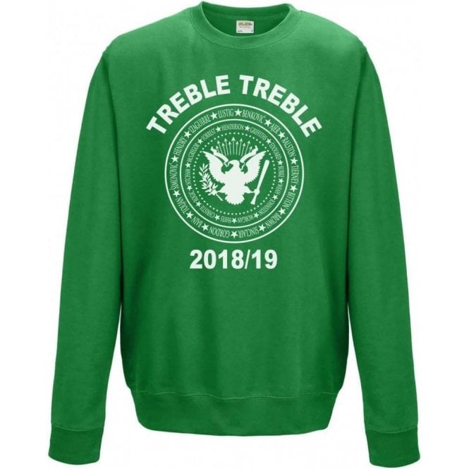 Celtic Treble Treble 2018/19 (Ramones Style) Kids Sweatshirt