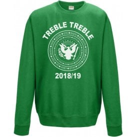 Celtic Treble Treble 2018/19 (Ramones Style) Kids Sweatshirt