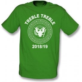 Celtic Treble Treble 2018/19 (Ramones Style) T-Shirt