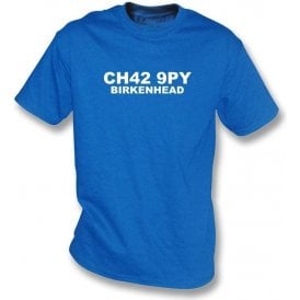 CH42 9PY Birkenhead T-Shirt (Tranmere Rovers)