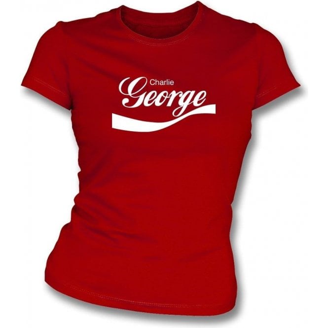 Charlie George (Arsenal) Enjoy-Style Womens Slim Fit T-Shirt