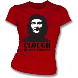 Che Clough Red Womens Slim Fit T-Shirt