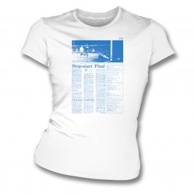 Chelsea 1970 FA Cup Headline Womens Slim Fit T-Shirt