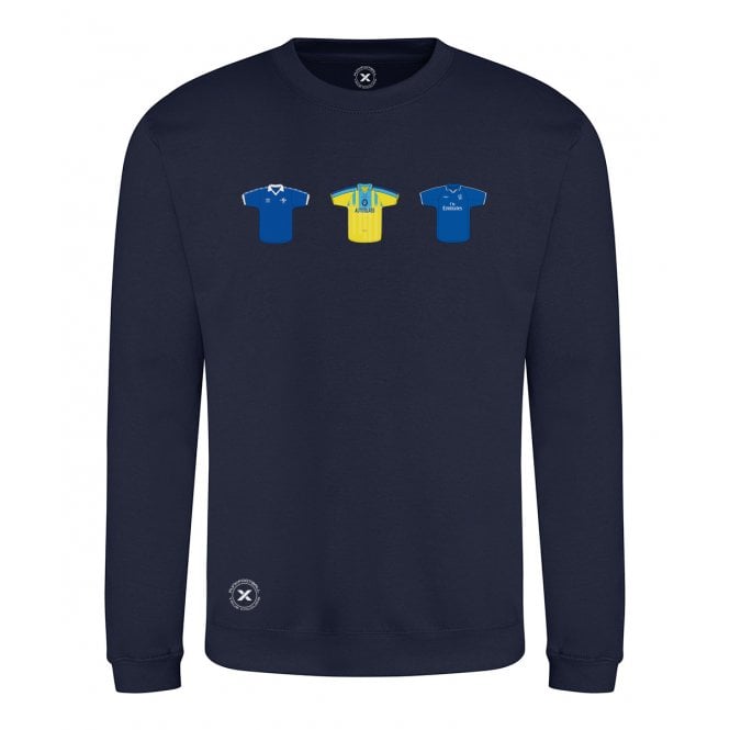 Chelsea Retro Football Kits (True Colours Collab) Organic Sweatshirt