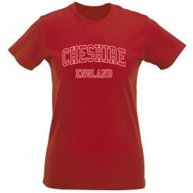 Cheshire (Crewe Influenced) Womens Slim Fit T-Shirt