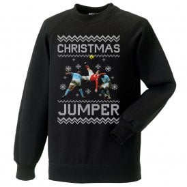 Christmas Jumper (Wayne Rooney - Manchester United Influenced) Kids Christmas Jumper