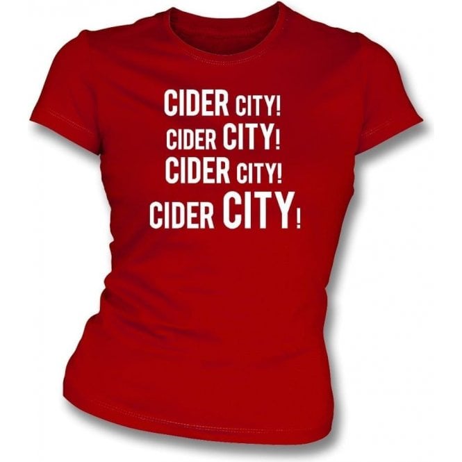 Cider City! Womens Slim Fit T-Shirt (Bristol City)