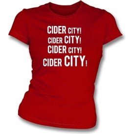 Cider City! Womens Slim Fit T-Shirt (Bristol City)