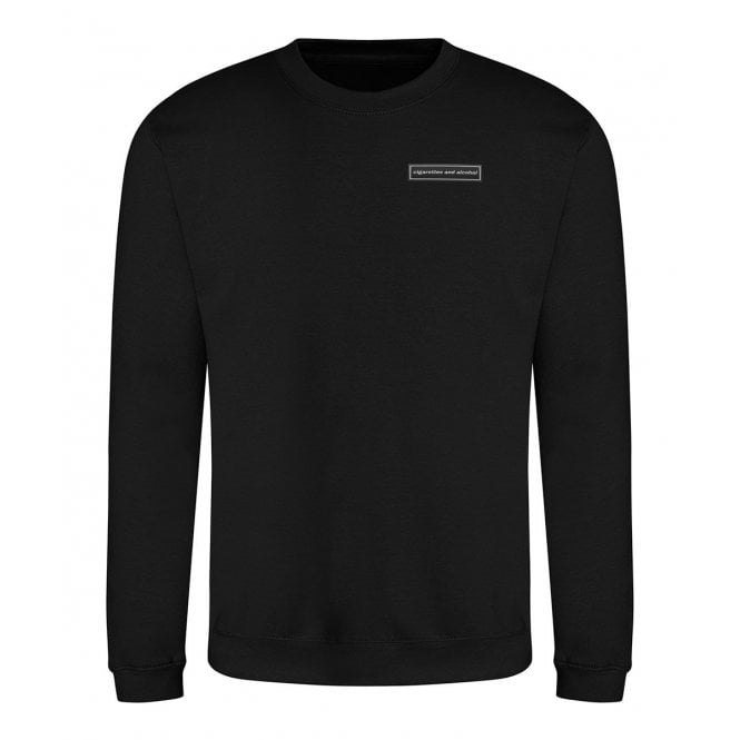 Cigarettes & Alcohol (Oasis Influenced) Embroidered Left Breast Logo Sweatshirt