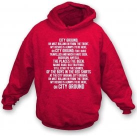 City Ground (Nottingham Forest) Kids Hooded Sweatshirt