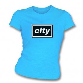 City (Manchester City) Organic Womens Slim Fit T-Shirt