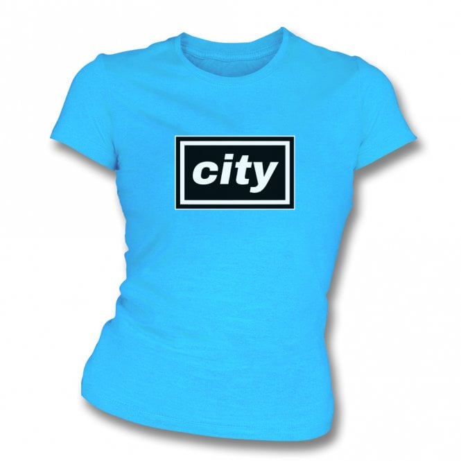 City (Manchester City) Womens Slim Fit T-Shirt