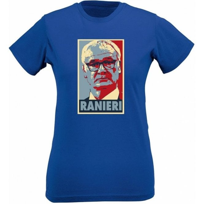 Claudio Ranieri - Hope Poster Women's Slim Fit T-Shirt