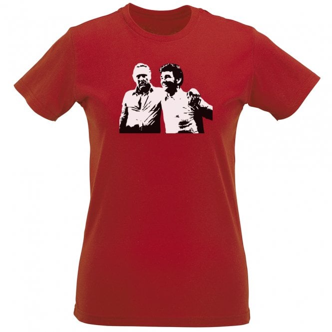 Clough & Taylor (Nottingham Forest Influenced) Womens Slim Fit T-Shirt