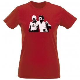 Clough & Taylor (Nottingham Forest Influenced) Womens Slim Fit T-Shirt