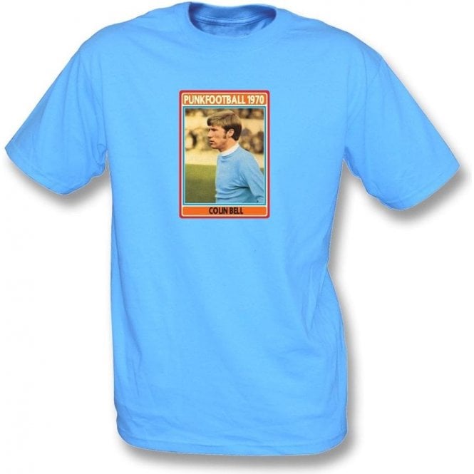 Colin Bell 1970 (Man City) Light Blue T-Shirt