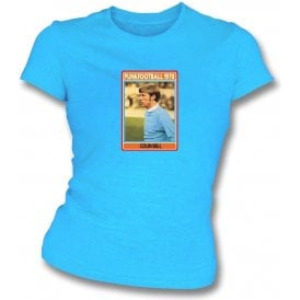 Colin Bell 1970 (Man City) Light Blue Women's Slimfit T-Shirt