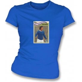 Colin Harvey 1970 (Everton) Royal Blue Women's Slimfit T-Shirt