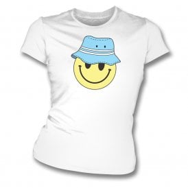Coventry City Bucket Hat Smiley Womens Slim Fit T-Shirt