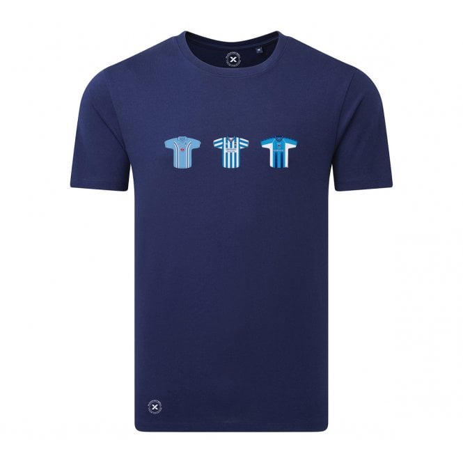 Coventry City Retro Football Kits (True Colours Collab) Organic T-Shirt