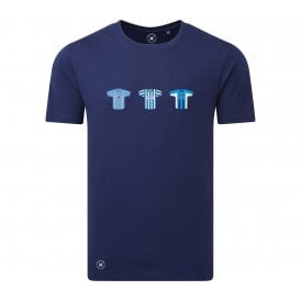 Coventry City Retro Football Kits (True Colours Collab) Organic T-Shirt