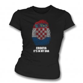 Croatia - It's In My DNA Womens Slim Fit T-Shirt