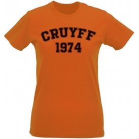 Cruyff 1974 (Netherlands) Womens Slim Fit T-Shirt