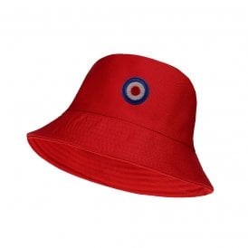Crystal Palace Influenced Mod Target Embroidered Terrace Bucket Hat