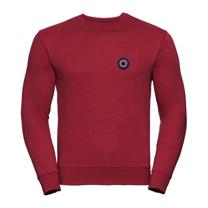 Crystal Palace Influenced Mod Target Embroidered Terrace Sweatshirt
