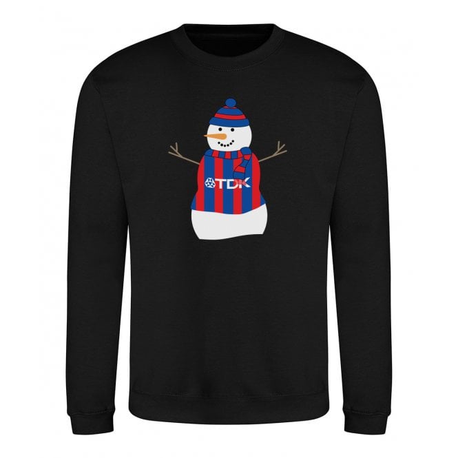 Crystal Palace Influenced Snowman Kids Christmas Jumper