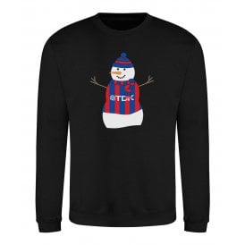 Crystal Palace Influenced Snowman Kids Christmas Jumper