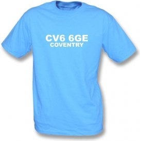 CV6 6GE Coventry T-Shirt (Coventry City)